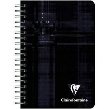 Cuaderno Espiral Clairefontaine 9,5 x 14 cm, Cuadriculado 5x5, 180 Páginas, 90g