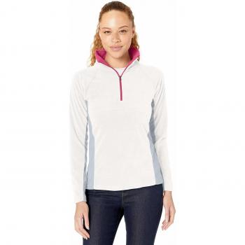 Columbia Glacial IV 1/2 Zip Chaquetas De Forro Polar, Mujer, Sea Salt, Cirrus Grey, S