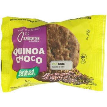 Santiveri Galletas Digestive Quinoa Chocolate 0% Azúcar 27g