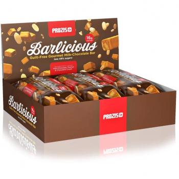 Prozis Barlicious Protein Bar 6 x 65 g - Aperitivo Libre de Culpa de Sabor Chocolate Blanco - Excelente Fuente de Proteínas y Fibra