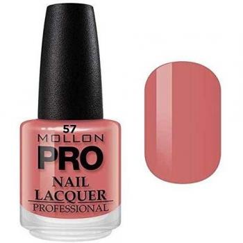 Esmalte de uñas Mollon Pro Hardening Nail Lacquer Color 057 Pink Moka 15ml