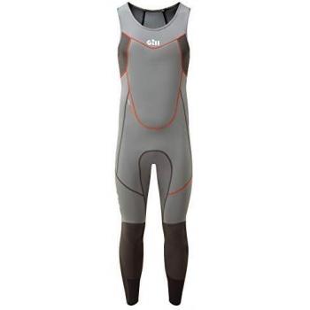 Gill Mens Zenlite 2mm Flatlock Skiff Suit 5002 - Steel Grey Wetsuit Size - M
