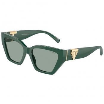 Tiffany & Co. TF4218 Women's Sunglasses Green Frame Petrol & Green Lenses Size 55 MM