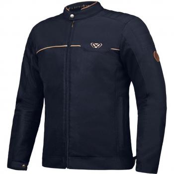 Ixon Cornet Chaqueta textil de motocicleta azul marino-marrón