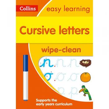 Cursive Letters Age 3-5 Wipe Clean Activity Book: Ideal for home learning