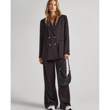 Pantalón Mujer Pepe Jeans Atenea Negro Tencel Sostenible - Estilo Palazzo