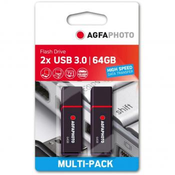 Agfaphoto USB 3.2 Gen 1 64GB Black MP2