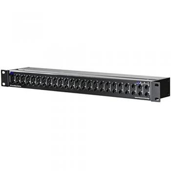 Patchbay ART P48 de 48 puntos, simétrica y montable en rack con conectores TRS de 1/4