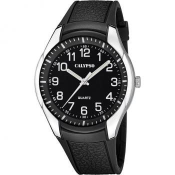 Reloj Calypso K5843/4 Street Style para Hombre con Caja de Caucho y Correa Negra