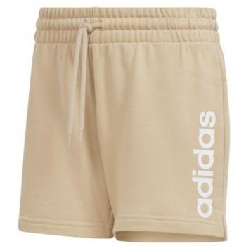 Pantalón Corto Adidas Essentials Linear de Mujer Beige, Talla S