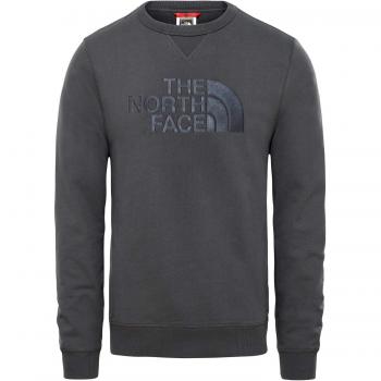 The North Face Drew Peak Crew Light Sudadera Ligera, Hombre, Asphalt Grey, L