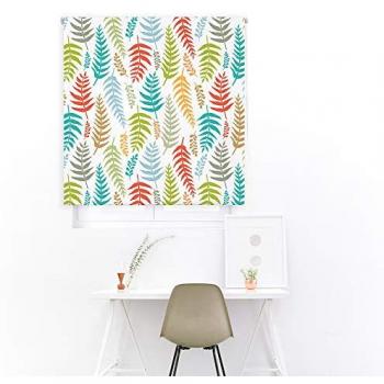 Estor Enrollable Traslúcido Estampado Digital Fantasía Tropical 160x180 cm