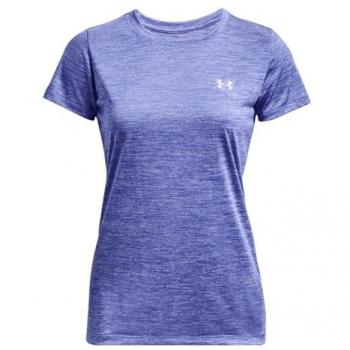 Camiseta Mujer Under Armour Tech Twist Mangas Cortas Azul Extra Pequeña