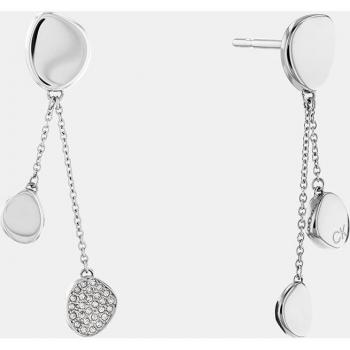 Pendientes de acero con cristal Calvin Klein 35000211