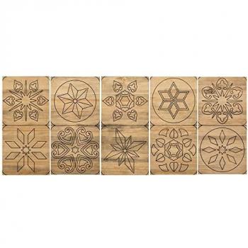 Cabecero Vintage de 5 Piezas Diseño Hidráulico en Madera Maciza de Pino 200x80cm