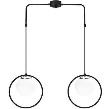 Lámpara de Techo Colgante Cristal Record Modelo 10 - Iluminación LED Interior de 2 Luces Ajustable