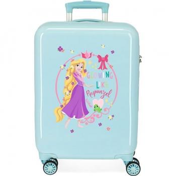 Disney Princesas - Maleta de Cabina Rapunzel Princess Celebration Rígida 34L Verde