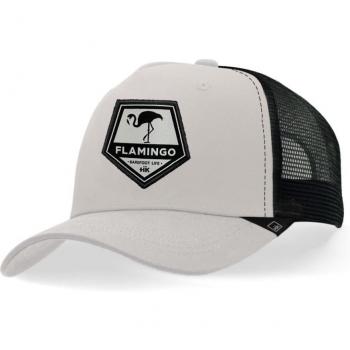 HANUKEII Gorra Flamingo Gris - Edición Especial Unisex