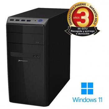 Ordenador PC Phoenix AMD Ryzen 5 5600G 8GB DDR4 480GB SSD Micro ATX Sobremesa Windows 11