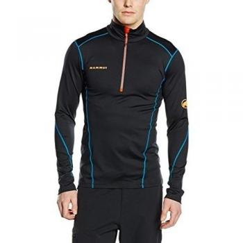Mammut de manga larga para hombre moench, color  - negro, tamaño XL