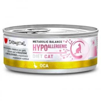 Disugual Comida Húmeda Hypoallergenic de Oca para Gatos