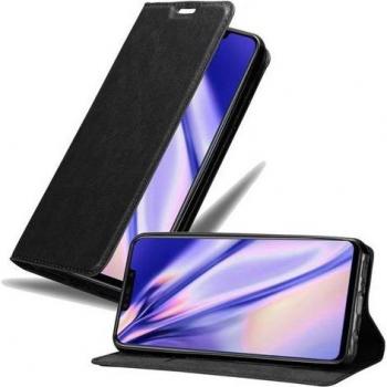 Funda Libro Huawei P Smart Plus Negra Antracita - Protección con Cierre Magnético, Tarjetero y Función Soporte
