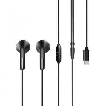 Auriculares Estéreo Muvit E58 USB-C Negros