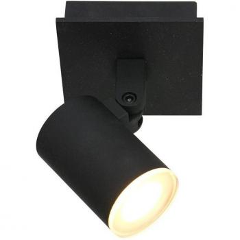 Foco LED de Techo Points Noirs Negro 1x 4,6W 480lm GU10 IP44