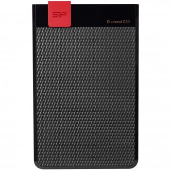 Silicon Power Diamond D30 5TB Portable Hard Drive - USB 3.0, IPX4 Water-Resistant, Float Design, Black