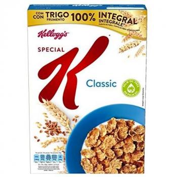 Kellogg's Special K Classic - Cereales de arroz, trigo integral y cebada - Paquete 500 g