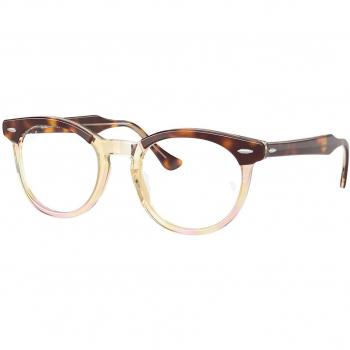 Ray-Ban RX5598F Eagle Eye Asian Fit 8402 Men's Eyeglasses Clear Size 51 (Frame Only) - Blue Light Block Available