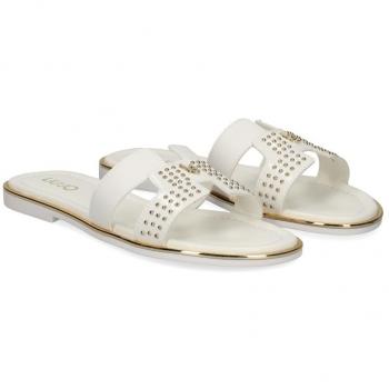 Sandalias Planas Mujer LIUJO SALLY 716 Blanco