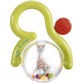 SOPHIE LA GIRAFE Sophie La Girafe-010150 Sonajero Fraisy, Color Verde, Rojo