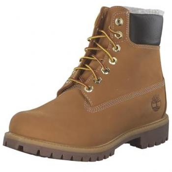 Timberland Premium 6-Inch Waterproof Lace-Up Boots for Men - Brown Size 43