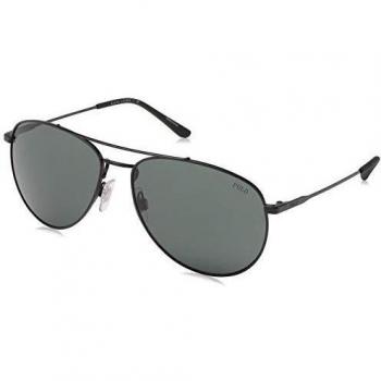 Polo Ralph Lauren Men's 0Ph3111 926771 59 Sunglasses, Black