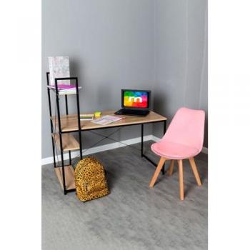 Conjunto de Escritorio Kecil y Silla Synk Basic Rosa - Mesa y Sillas Regalos Miguel