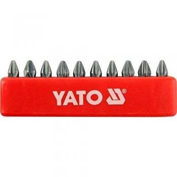 Yato YT-0475 - Puntas para atornillador 10 pza PH2 x 25 s2 Yato