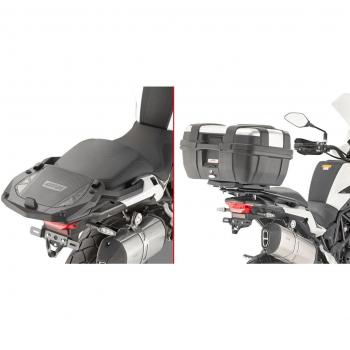 Givi Fijación Monolock/Monokey Top Case Rear Rack para Benelli TRK502X (2020-2021) y TRK502 (2021)