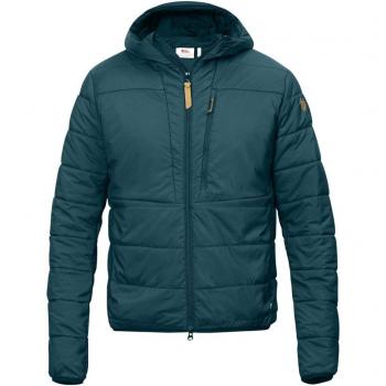 Fjallraven Keb Padded Hooded Jacket for Men - Deep Forest, Medium