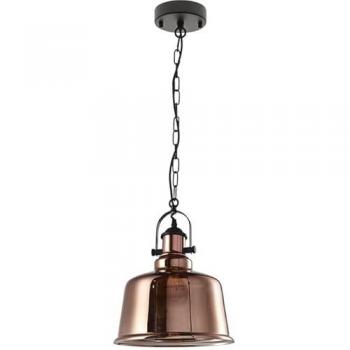 Lámpara Colgante Lila Regulable 1xE27 Cobre Ø30 cm
