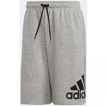 adidas M Mh Bosshortft Sport Shorts, Hombre, Medium Grey Heather/White, 2XL
