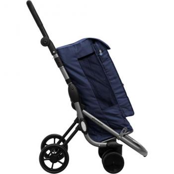 Carro de Compra Playmarket 24910D3 290GOUP Azul 39,5 L, Plegable, 4 Ruedas