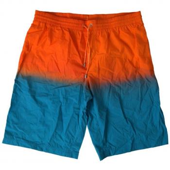 Dolce & Gabbana Orange Blue Gradient Beachwear Swimwear Shorts - IT6| L