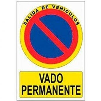 Cofan Señal en poliestireno de vado permanente