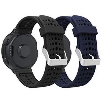 Supore Forerunner 235 Correa Reemplazo Suave Silicona Watch Band Deportiva Accessorios de Reloj Pulsera Ajustable con Cierre de Clip para Garmin Forerunner 235/220 / 230/620 / 630/735 Smart Watch