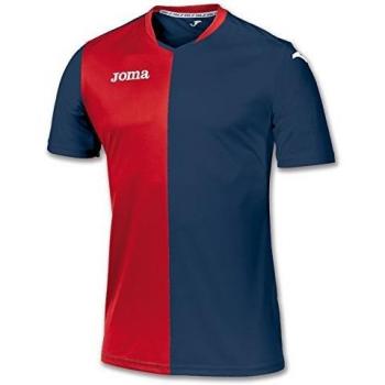 Joma 100157.306 - Camiseta de equipación de manga corta para hombre, color azul marino / rojo, talla XL