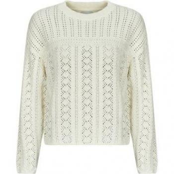 Jersey de mujer Isadora Pepe Jeans, cuello redondo, detalles calados