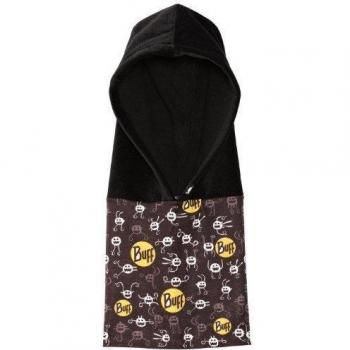 Buff Jnr Hoodie - Gorro pirata de ciclismo para hombre, color negro, talla UK: 23.5 cm