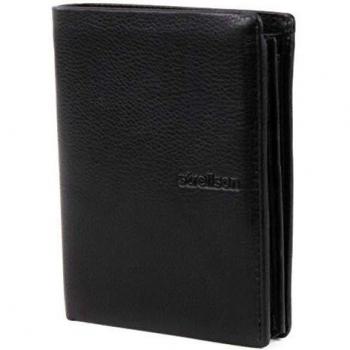 Strellson Carter BillFold V15 4010001187 - Monedero de cuero para hombre, color negro, talla 10x12x1 cm