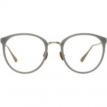 Linda Farrow CALTHORPE LFL251 C91 Women’s Eyeglasses Grey Size 51 - Blue Light Block Available